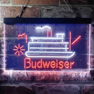 Budweiser Riverboat Neon-Like LED Sign