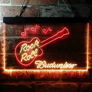 Budweiser Rock N Roll Neon-Like LED Sign