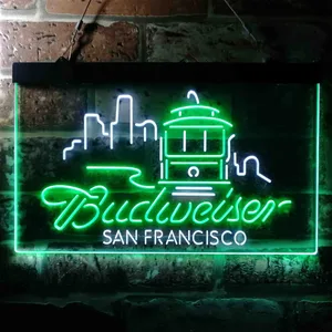 Budweiser San Francisco Cable Car Neon-Like LED Sign