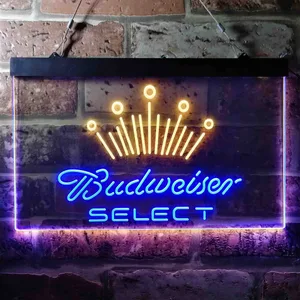 Budweiser Select Crown Neon-Like LED Sign