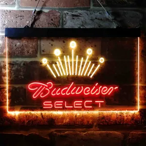 Budweiser Select Crown Neon-Like LED Sign