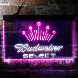 Budweiser Select Crown Neon-Like LED Sign