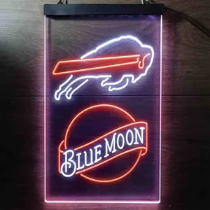 Buffalo Bills Blue Moon Neon-Like LED Sign