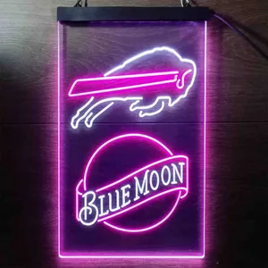 Buffalo Bills Blue Moon Neon-Like LED Sign