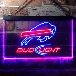 Buffalo Bills Bud Light Neon-Like LED Sign