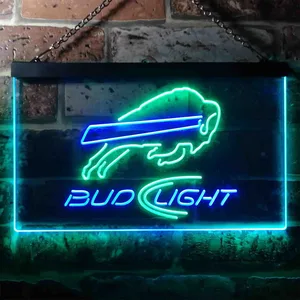 Buffalo Bills Bud Light Neon-Like LED Sign