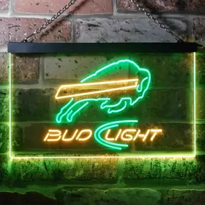 Buffalo Bills Bud Light Neon-Like LED Sign