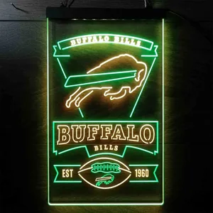 Buffalo Bills EST 1960 Neon-Like LED Sign