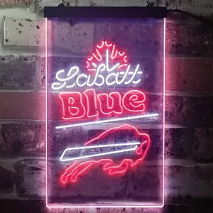 Buffalo Bills LaBatt Blue Neon-Like LED Sign