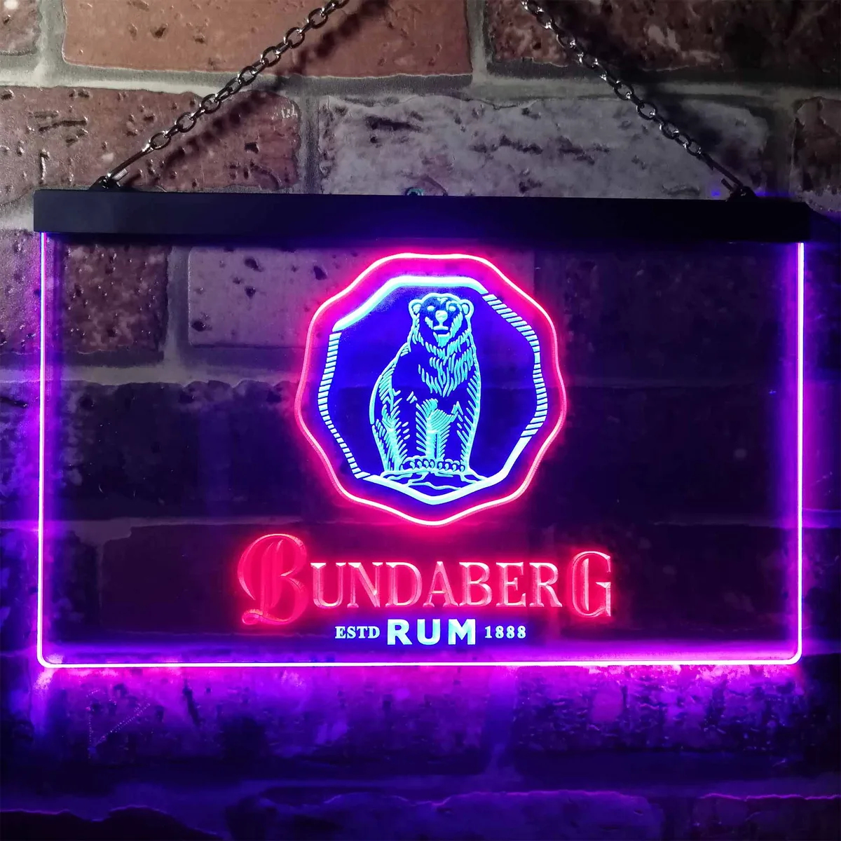 Bundaberg Bear Logo Neon-Like LED Sign