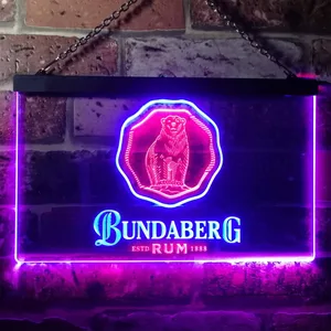 Bundaberg Bear Logo Neon-Like LED Sign