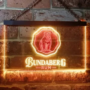 Bundaberg Bear Logo Neon-Like LED Sign