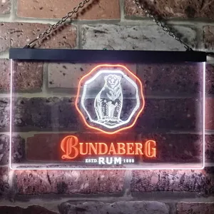 Bundaberg Bear Logo Neon-Like LED Sign