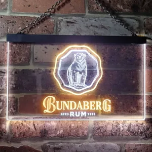 Bundaberg Bear Logo Neon-Like LED Sign