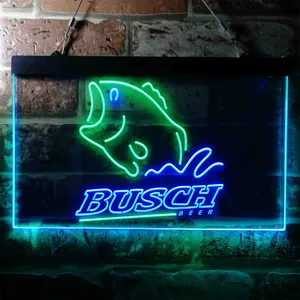 Busch Bass Fish Neon-Like LED Sign