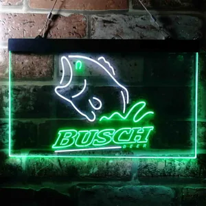 Busch Bass Fish Neon-Like LED Sign