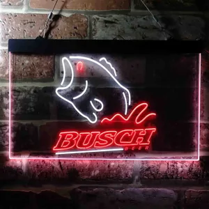 Busch Bass Fish Neon-Like LED Sign