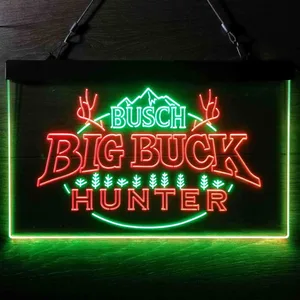 Busch Big Buck Hunter Neon-Like LED Sign