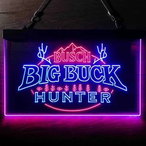 Busch Big Buck Hunter Neon-Like LED Sign