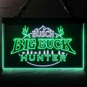 Busch Big Buck Hunter Neon-Like LED Sign