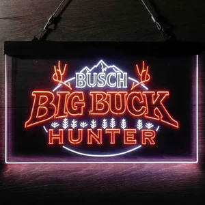 Busch Big Buck Hunter Neon-Like LED Sign