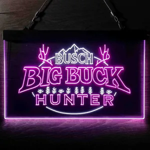 Busch Big Buck Hunter Neon-Like LED Sign