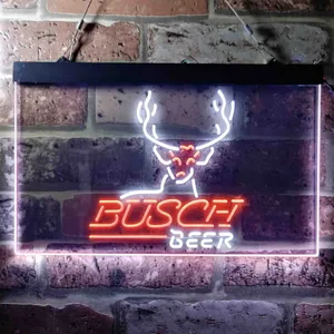 Busch Deer 3 Neon-Like LED Sign