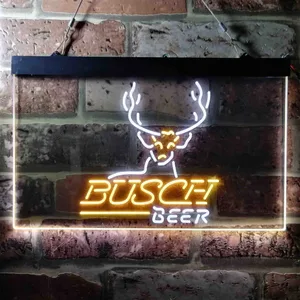 Busch Deer 3 Neon-Like LED Sign
