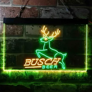 Busch Leaping Deer Neon-Like LED Sign