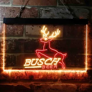 Busch Leaping Deer Neon-Like LED Sign