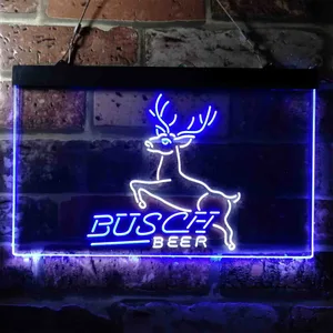 Busch Leaping Deer Neon-Like LED Sign