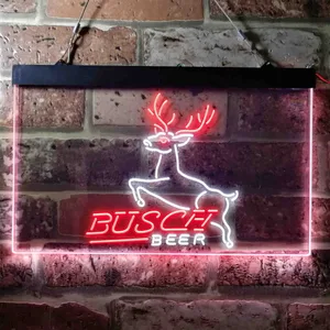 Busch Leaping Deer Neon-Like LED Sign