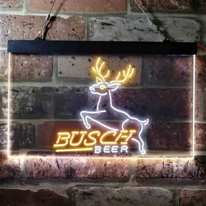 Busch Leaping Deer Neon-Like LED Sign
