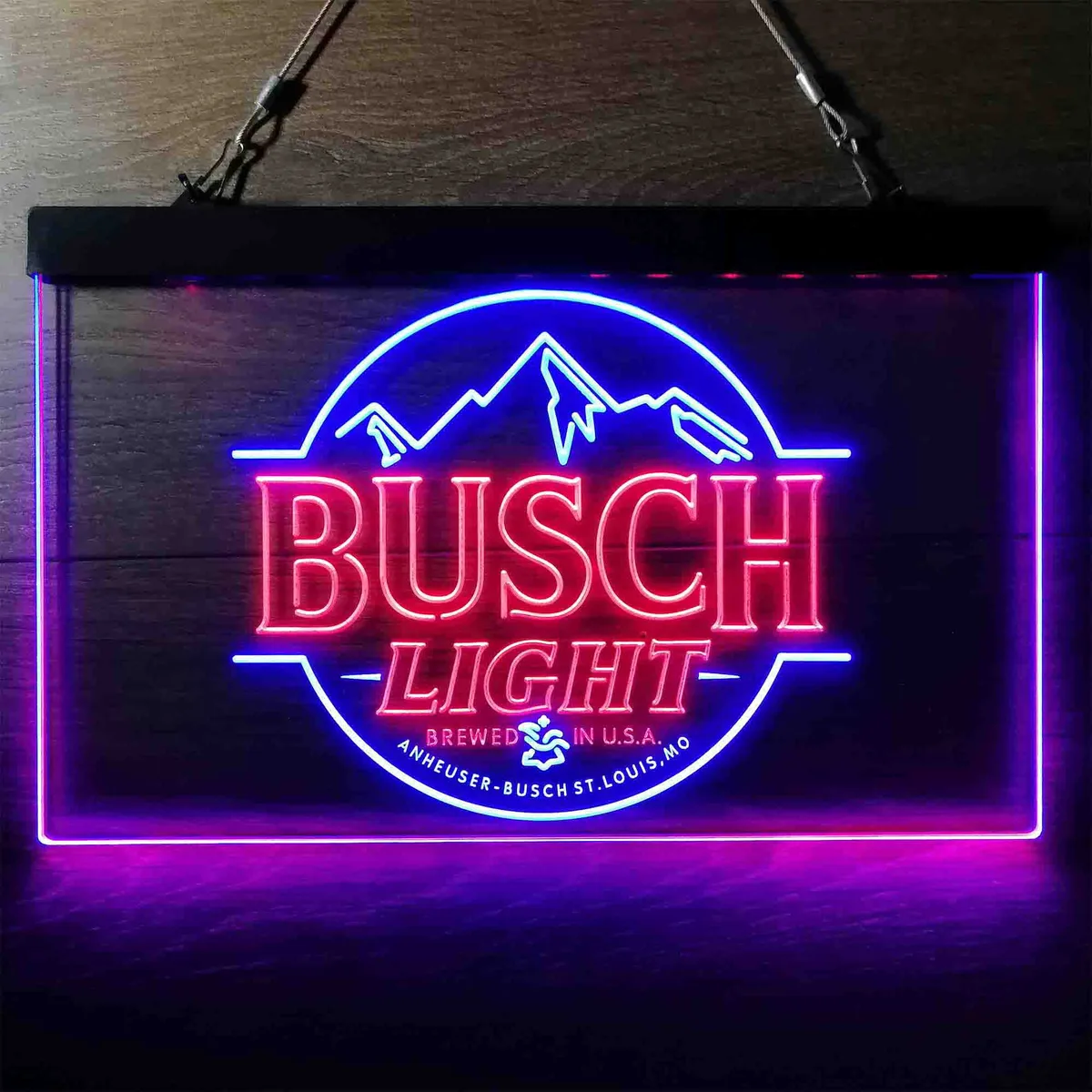 Busch Light Brewed in USA Neon-Like LED Sign