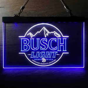 Busch Light Brewed in USA Neon-Like LED Sign