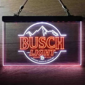 Busch Light Brewed in USA Neon-Like LED Sign