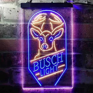 Busch Light Deer 2 Neon-Like LED Sign