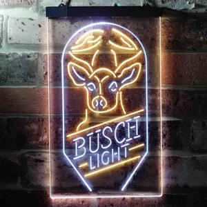 Busch Light Deer 2 Neon-Like LED Sign