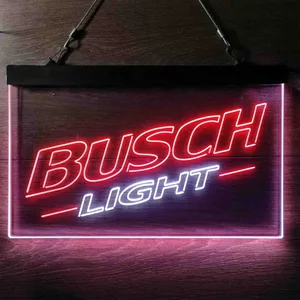 Busch Light Logo Plain Neon-Like LED Sign