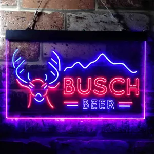 Busch Mountain Deer Neon-Like LED Sign