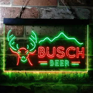 Busch Mountain Deer Neon-Like LED Sign