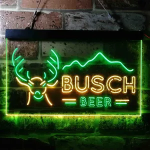 Busch Mountain Deer Neon-Like LED Sign