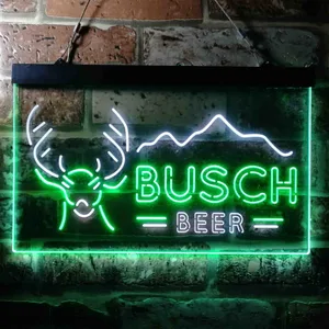 Busch Mountain Deer Neon-Like LED Sign