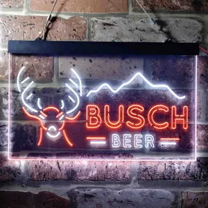 Busch Mountain Deer Neon-Like LED Sign