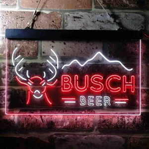 Busch Mountain Deer Neon-Like LED Sign