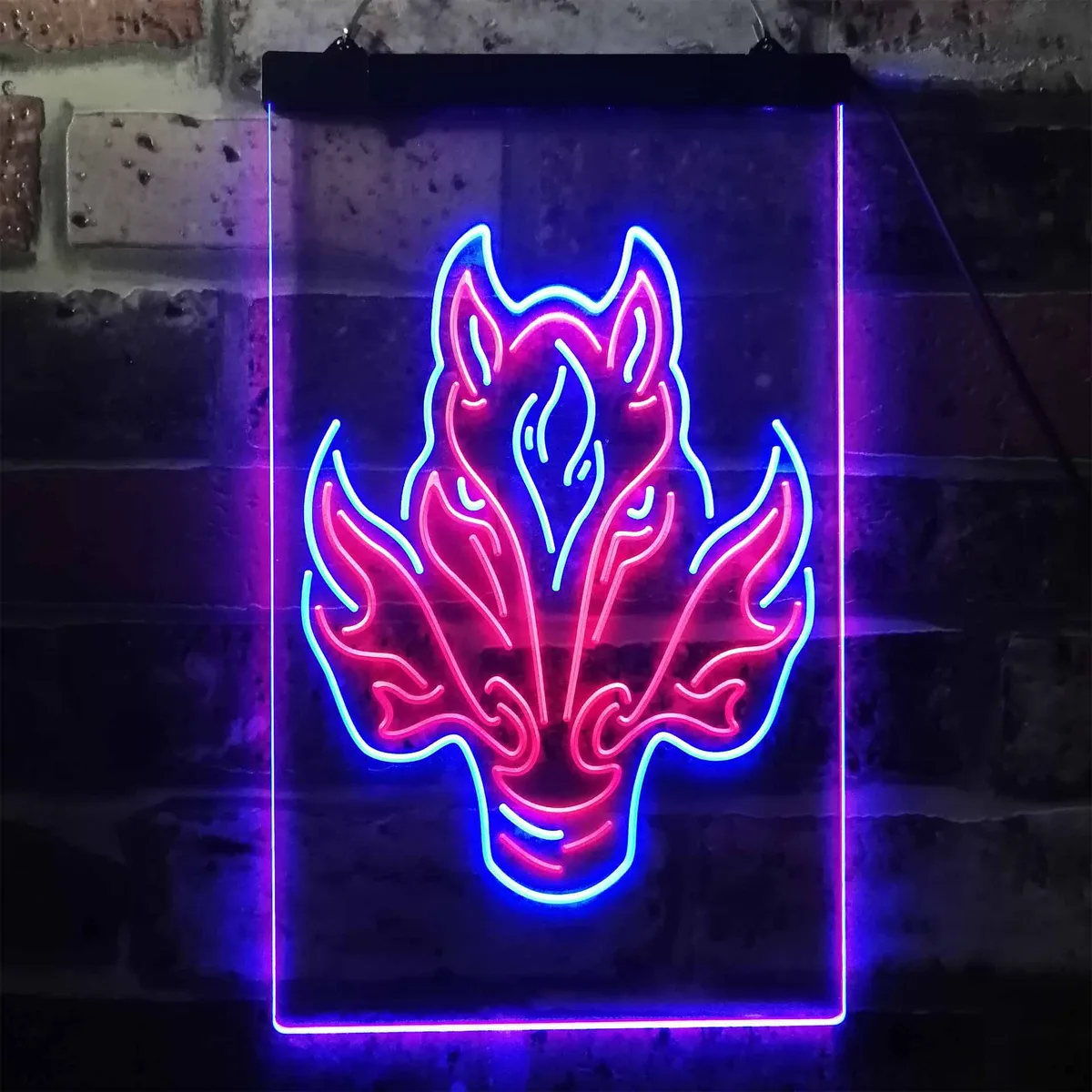 Calgary Flames Alternate Logo Neon-Like LED Sign