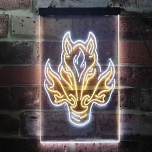 Calgary Flames Alternate Logo Neon-Like LED Sign