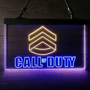 Call of Duty Logo Neon-Like LED Sign