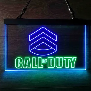 Call of Duty Logo Neon-Like LED Sign