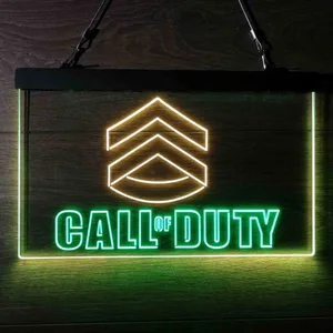 Call of Duty Logo Neon-Like LED Sign
